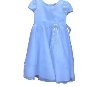 Girls formal dress white size 8 made in USA (baptism, flowergirl, holiday, )
